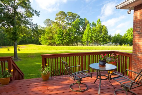 Redwood Deck Installation in Middletown