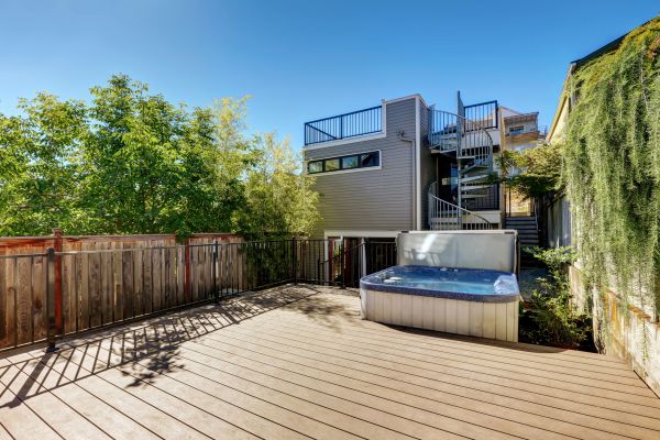 Hot Tub Deck Installation in Middletown