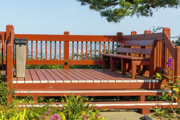 Redwood Deck Construction in Middletown